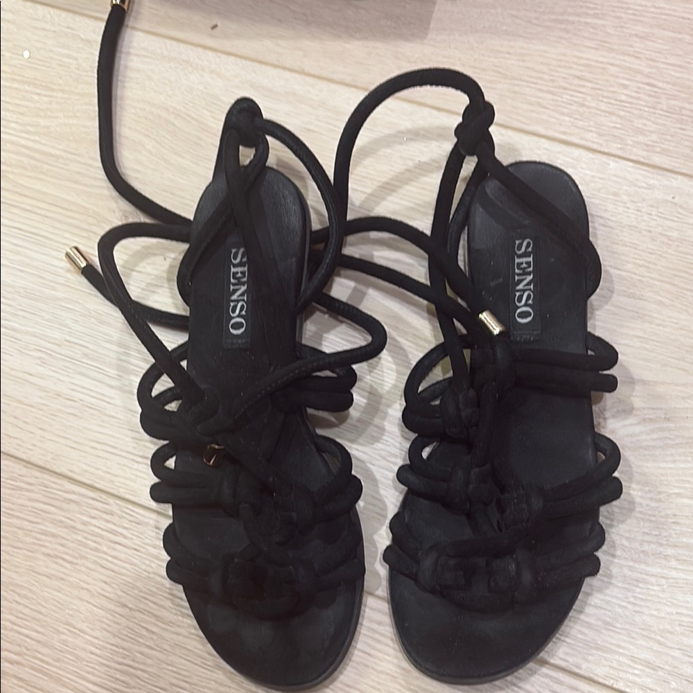 Senso Black Strappy Women's Sandals